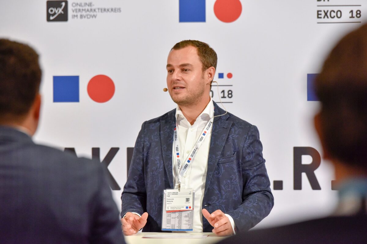 Chief Advisor Dominik Matyka at DMEXCO 2018 @DMEXCO