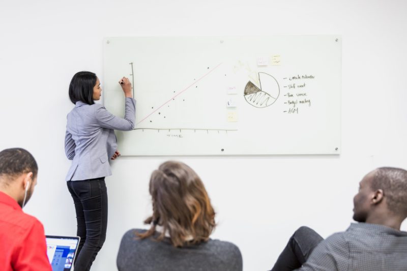 Whats hot in Content Marketing? Teil 2 Quelle: https://burst.shopify.com/photos/girl-presents-on-whiteboard?q=Content+marketing, Photo by: Matthew Henry