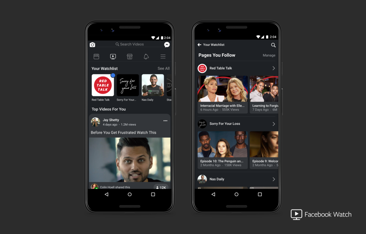 Facebook maneuvers its YouTube competitor into position