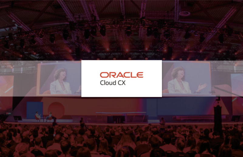 In addition to a master class, Oracle will be presenting the Oracle Cloud CX in detail.