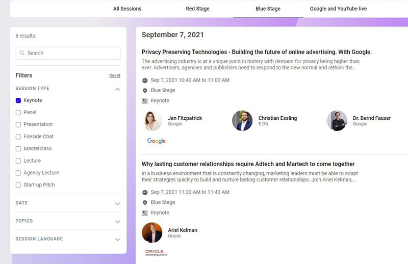 These event highlights await you at DMEXCO @home 2021.