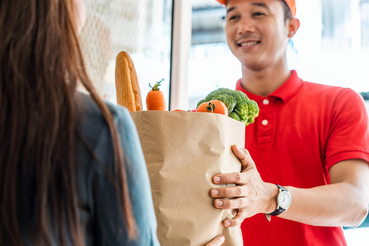 Delivery services – app-based purchasing