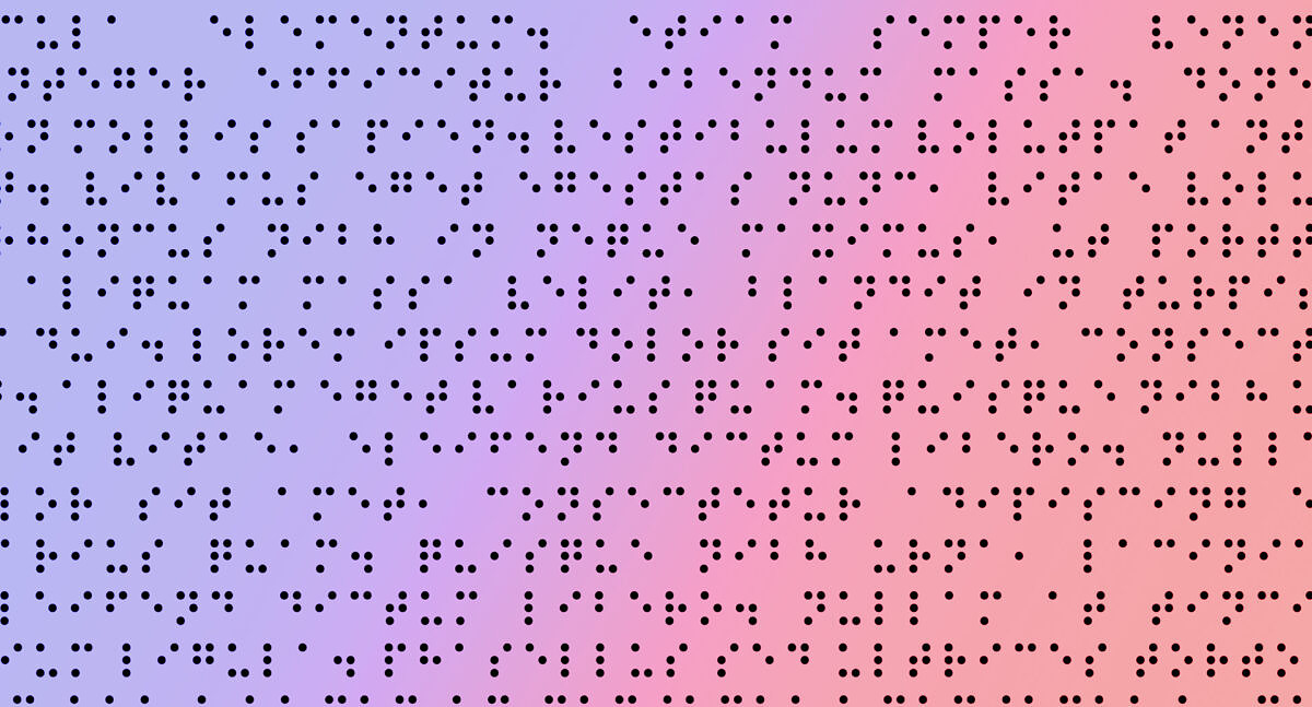 Barrierefreiheitsstärkungsgesetz: Ähnlich wie durch die Blindenschrift in der analogen Welt werden nun auch digitale Inhalte barrierefrei, und das nicht nur für seheingeschränkte Personen.