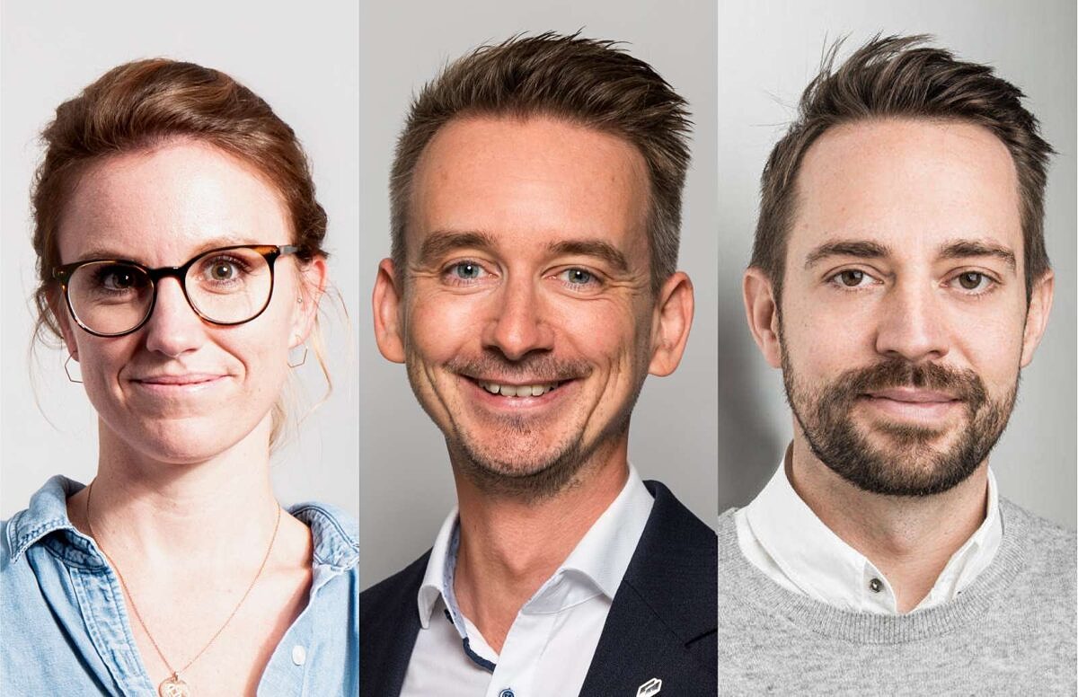 Judith Bremer, Daniel Schulten und Thomas Wlazik