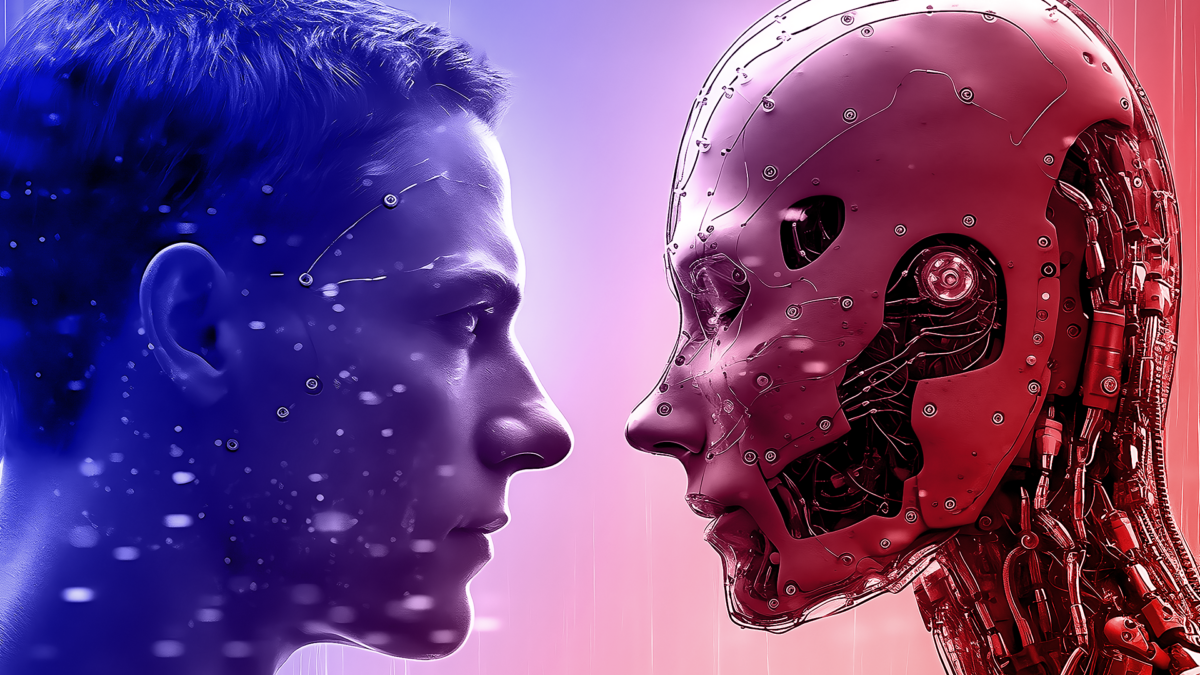 KI ist im Marketing angekommen: Mensch und Maschine arbeiten zusammen.