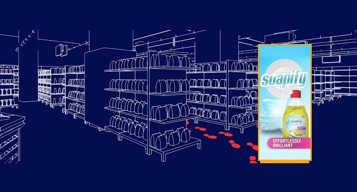 Example image for retail media in a supermarket