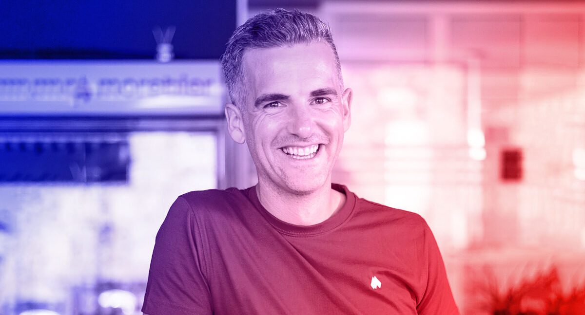 Trade fair booth ideas: Portrait of Robin Heintze.