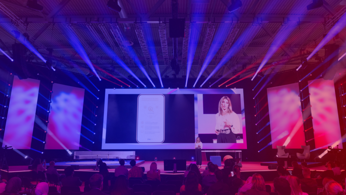Ein Bild der Center Stage bei der DMEXCO