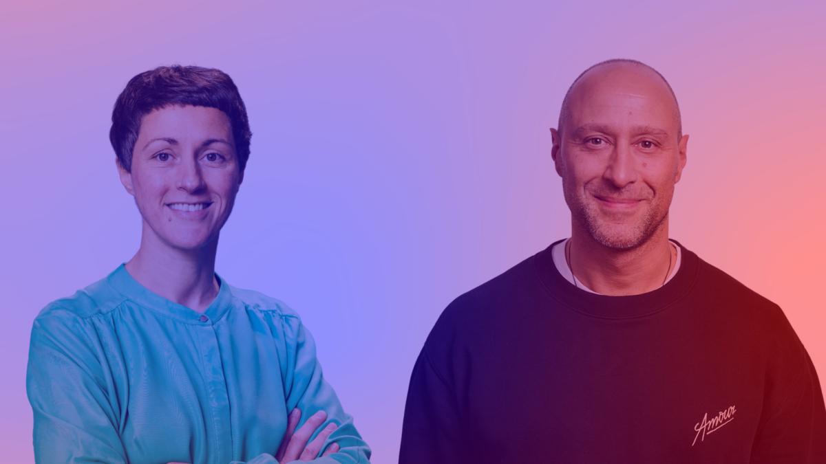 Iskra Velichkova, CMO of PayPal, and Giuseppe Fiordispina, CMO of Cupra.