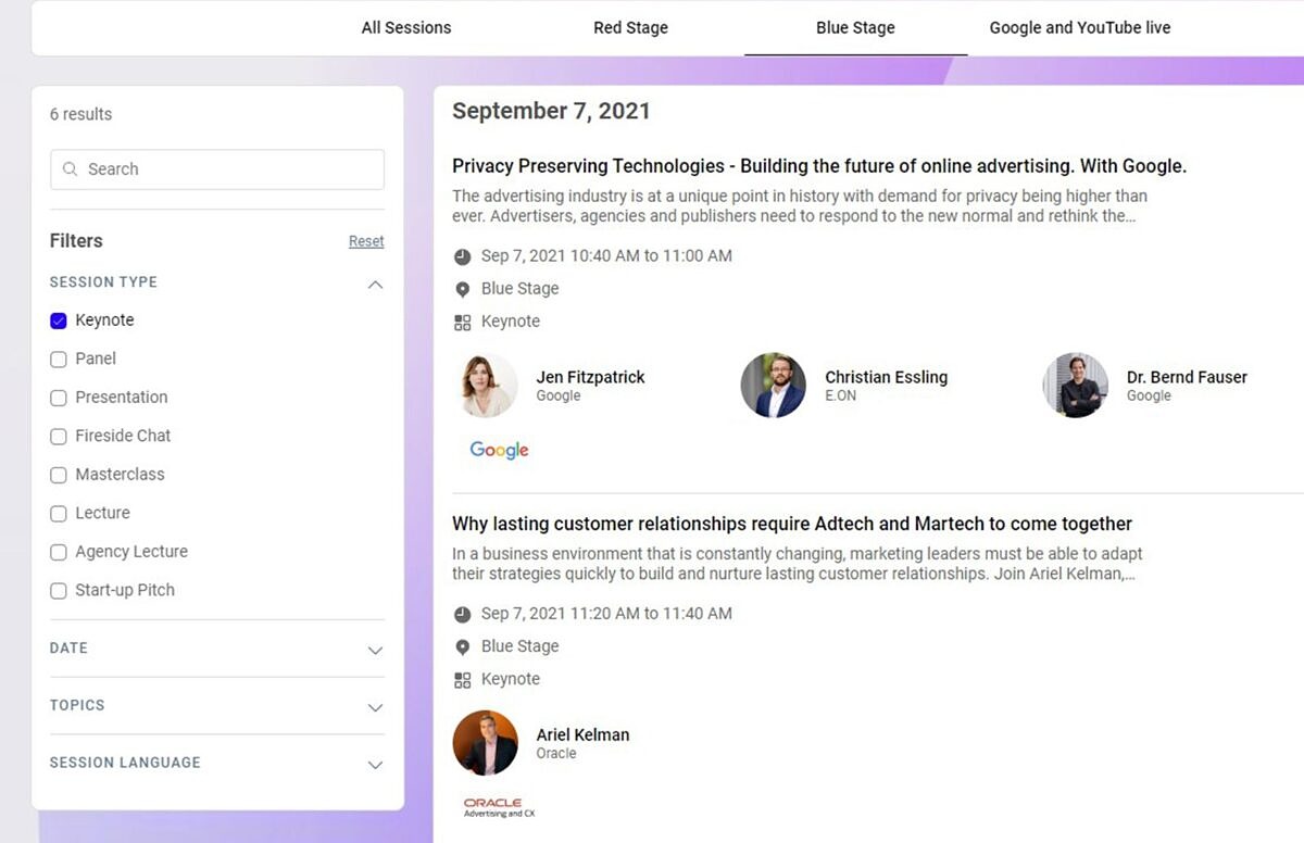 Diese Programm-Highlights erwarten dich bei der DMEXCO @home 2021.