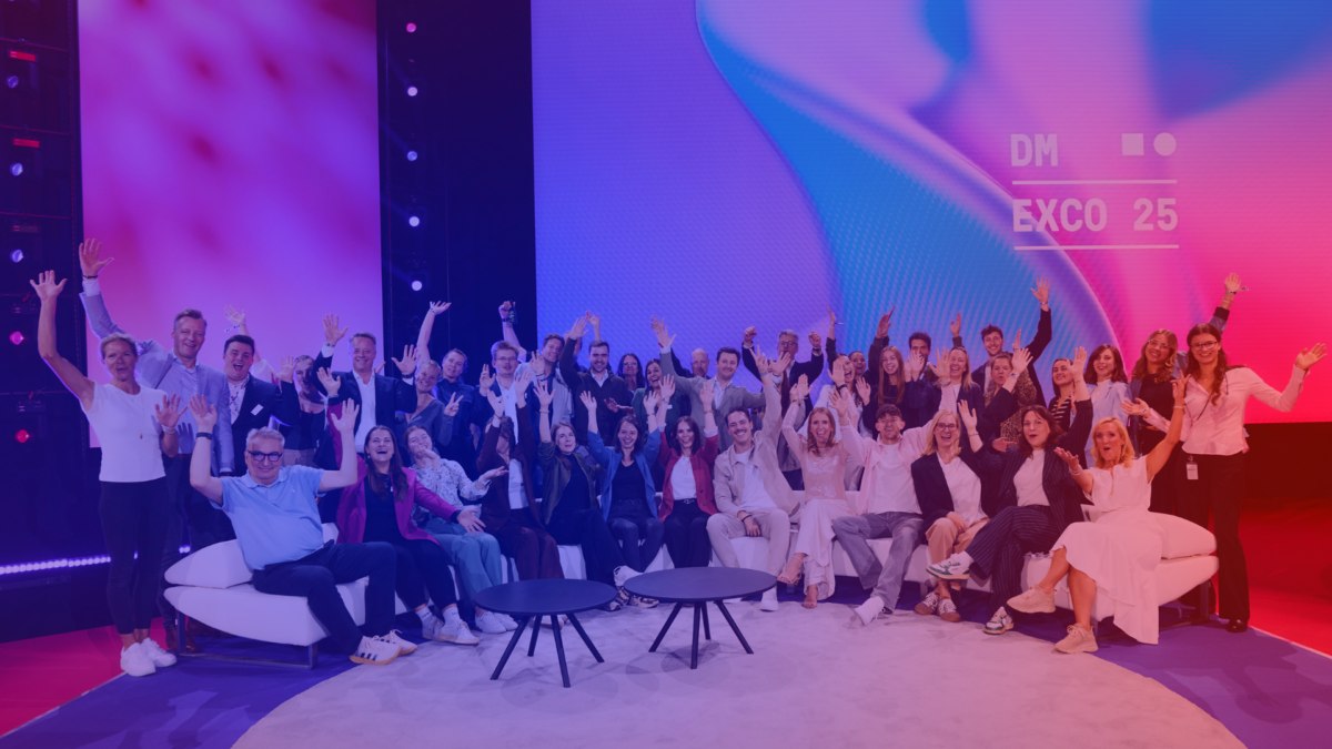 Photo of the DMEXCO team on the Center Stage